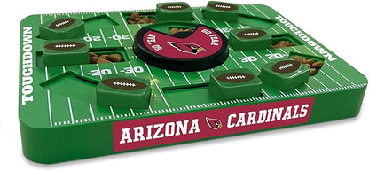 Pets First NFL Arizona Cardinals Large Puzzle Toy, Dog Puzzle Treat Toy, New Large Size, Interactive Dog Treat Toy, Dog Slow Feeding Toy