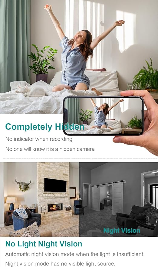 160° Wide Angle 4K HD Charger Camera