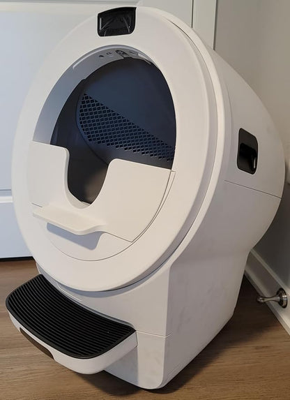 Pee Guard Max Shield for Litter-Robot 5 : Anti-Flicking, One-Piece Design (White)
