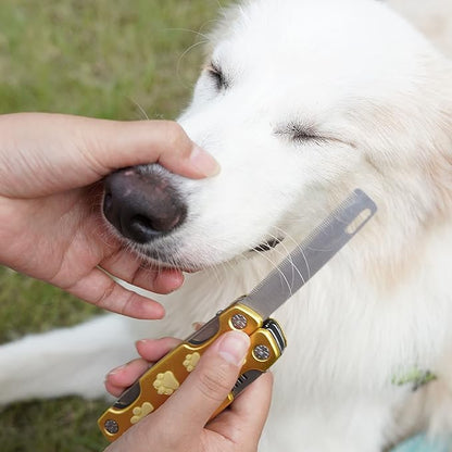 【Closeout】Heavy Duty Dog Nail Clippers for Thick Nail 【Cut Nails Like Butter】, Quite Sharp Pet Nail Clippers for Large Dogs, Easy & Safe Dog Nail Trimmer for Large Medium Small Dogs Cat with Nail File