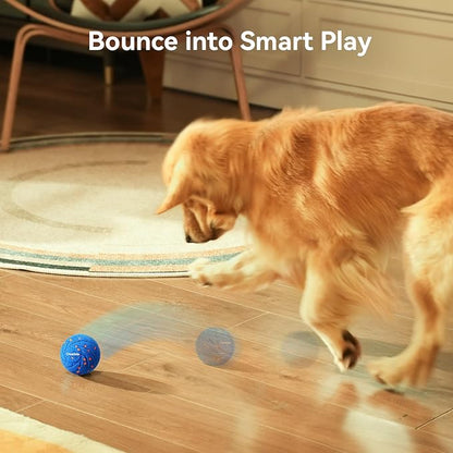 Cheerble Smart Interactive Dog Toy, Wicked Ball AIR, Automatic Moving, Bouncing, and Rotating, E-TPU Material, IPX7 Waterproof Rating, Active Rolling Ball for Puppy, Medium and Large Dogs
