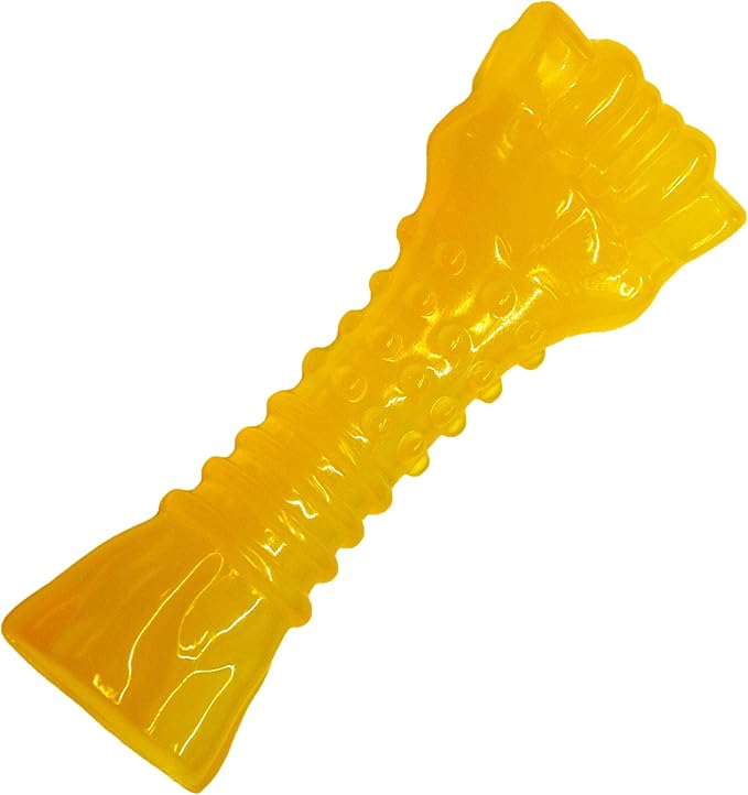Nylabone Freezer Knuckle Bone Puppy Chew Toy, Soothing Teething Toys for Puppies, Color Changing, Lamb & Apple Flavor, Small Dogs - Up to 25 lbs., 1 Count