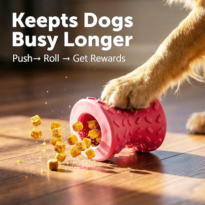 Dog Puzzle Toy – Treat-Dispensing Dog Toy to Keep Dogs Busy, Interactive Dog Toy for Mental Stimulation & Boredom Relief,Slow Feeder Dog Toy for Small & Medium Dogs