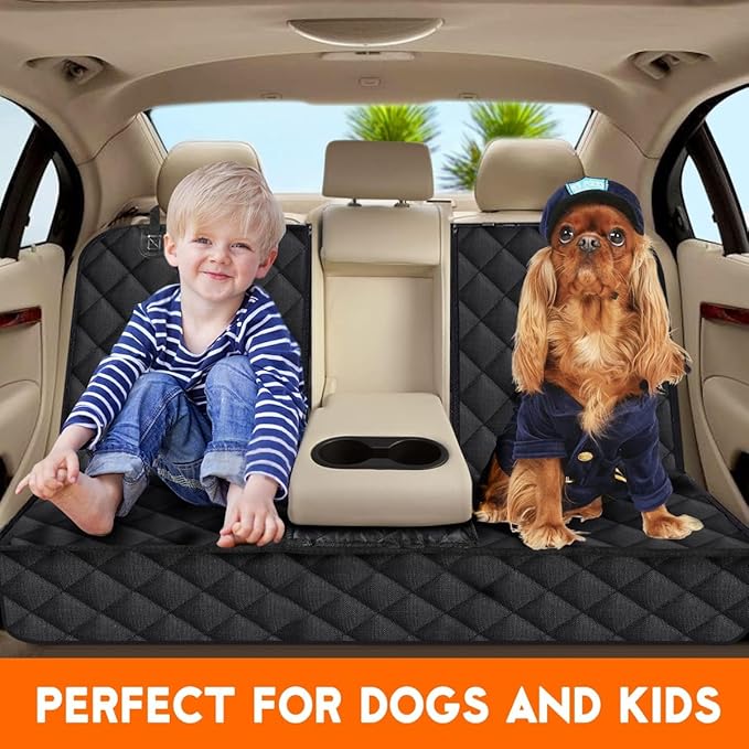 Dog Car Seat Cover for Back Seat for Genesis GV80 5 Seats 2021-2025, Dog Hammock for Car Waterproof Scratch Proof Back Seat Cover Accessories