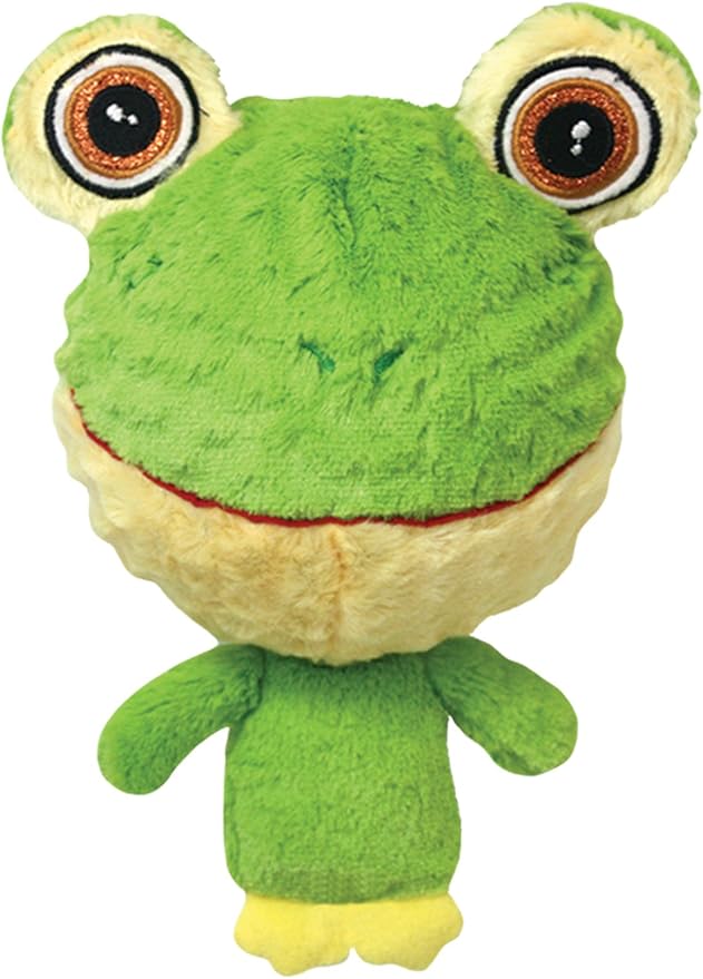 Multipet 43233-1 Knobby Noggins Frog Dog Toy