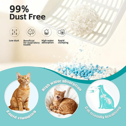Tapioca Cat Litter, Cassava Cat Litter Odor Control Dust-Free Clumping Litter