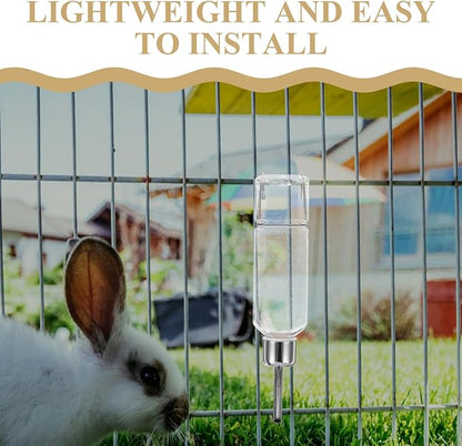 balacoo Pet Hanging Water Dispenser 9.84In Portable Leak-Proof Automatic Dog Water Bottle for Crate and Kennel Feeding