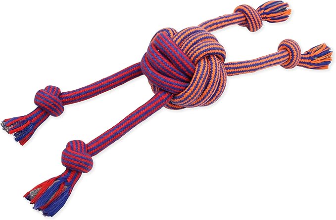 Mammoth Pet Products 43725187: Extra Flossy Chew Monkey Fist Dog Toy, 18In
