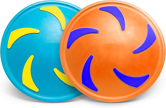 Roscoe's Pet Products Natural Rubber Flying Disc Toy for Dogs. Safe and Non-Toxic.