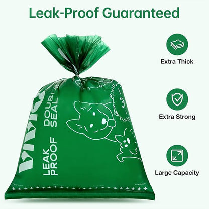 VIVIOASES 2.0g Extra Thick Dog Poop Bags, 33% Thicker Heavy Duty Leak-Proof Pet Waste Bags, Lavender Scented, 240 Count (16 Rolls), Opaque & Puncture Resistant