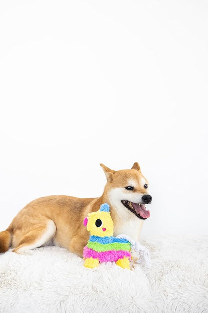 Pearhead Puppy Pinata Dog Toy, Rope Tug Toy for Dogs, Colorful Interactive Dog Toys, Party Pinata Toy for Dogs, Plush Chew Toy, Pet Owner Must Have Toy