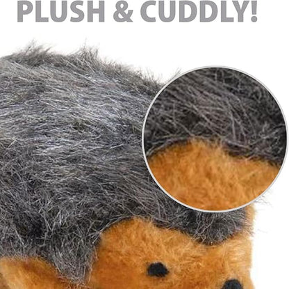 Jeffers Pet Plush Dog Toy with Squeaker, Hedgehog 6" - Cute, Soft Squeaker & Grunting Plush for Small to Medium Dogs, Interactive Play, Cuddle Toy, Perfect, Stocking Stuffer