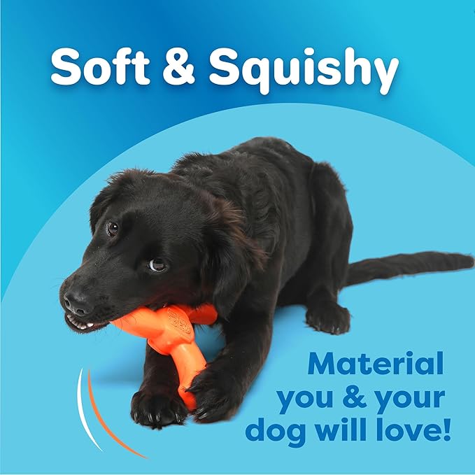 Hartz DuraPlay Bacon Scented Dog Toys, Medium/Large ( Colors may vary ) All Breed Sizes