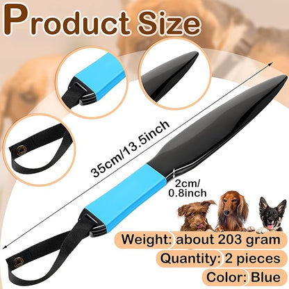 BBTO 2 Pcs Dog Break Stick Bite Sticks Doggy Fight Stopper Break Sticks Dog Fight Training Pet Stick Chew Toys for German Shepherd Strong Small Medium Large Dogs, Blue