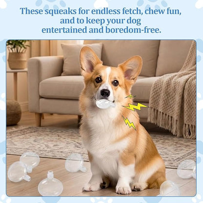 Squeakers for Dog Toys,20 PCS Replacement Squeakers for Dog Toys, Noise Maker Insert Replacement for Pet Supply Cat Toys(1.38in)