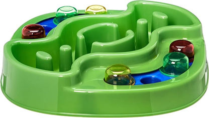 Amazon Basics Pet Activity Center and Feeder, Green