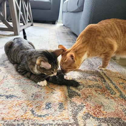 GoCat Da Fur Thing Cat Toy, Rabbit Fur and Feather Toy Stuffed with Catnip