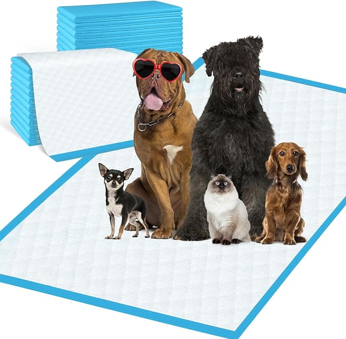 Pee Pads for Dogs 31"X55" Dog Pads Extra Large 100count,XXXXL Puppy Pee Pads Leak-Proof & Super Absorbent Pet Dog Pee Pads,Thicken Disposable Potty Pads Puppy Training Pads for Cats Rabbits