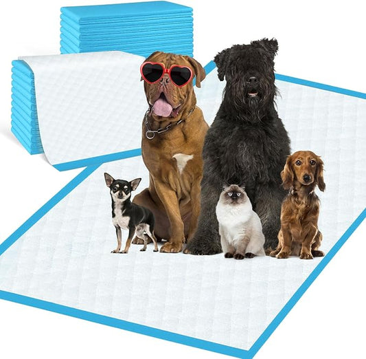 Pee Pads for Dogs 31"X55" Dog Pads Extra Large 100count,XXXXL Puppy Pee Pads Leak-Proof & Super Absorbent Pet Dog Pee Pads,Thicken Disposable Potty Pads Puppy Training Pads for Cats Rabbits