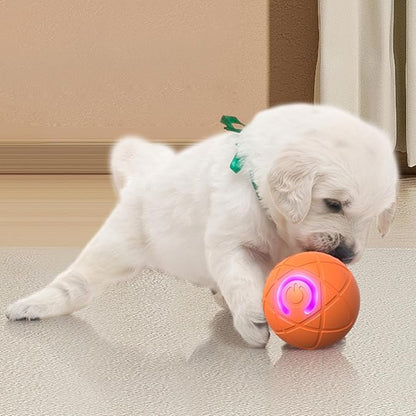 Interactive Dog Toys, Self-Moving Ball, 2026 New Dog Ball Automatic Toy for Small-Medium/Large Dogs, Funny Dogchew Toys, Electric Bouncing Vibrating Dogs Balls,USB Rechargeable