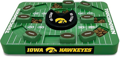 Pets First NCAA Iowa Large Puzzle Toy, Interactive Treat Toy for Dogs, Slow Feeding Toy, New Large Size