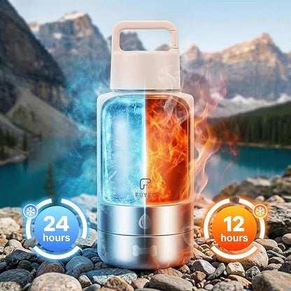 Dog Water Bottle 32oz, Insulated Stainless Steel Travel Water Dispenser with 2 Detachable Dog Bowls for Food and Water, Leak Proof Portable Pet Drinking Cup for Walking Hiking Camping