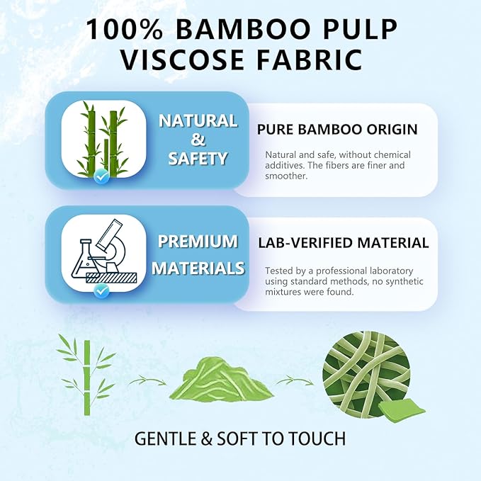 Bamboo Pet Ear Wipes for Dogs & Cats, Gently Clean Dirt, Wax & Odor, Daily Ear Care (70)