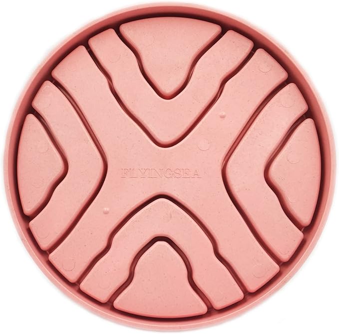 8 Inch Slow Eating Bowl - Healthy Design for Small & Medium Dogs & Cats - Anti Gulping, Cat & Dog Bowl, Slow Feeder