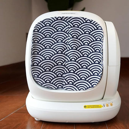Curtain for Self Cleaning Cat Automatic Litter Box, Reduces Cat Litter Bounce, Stops Odors from The Litter Box Self Cleaning (Wave)