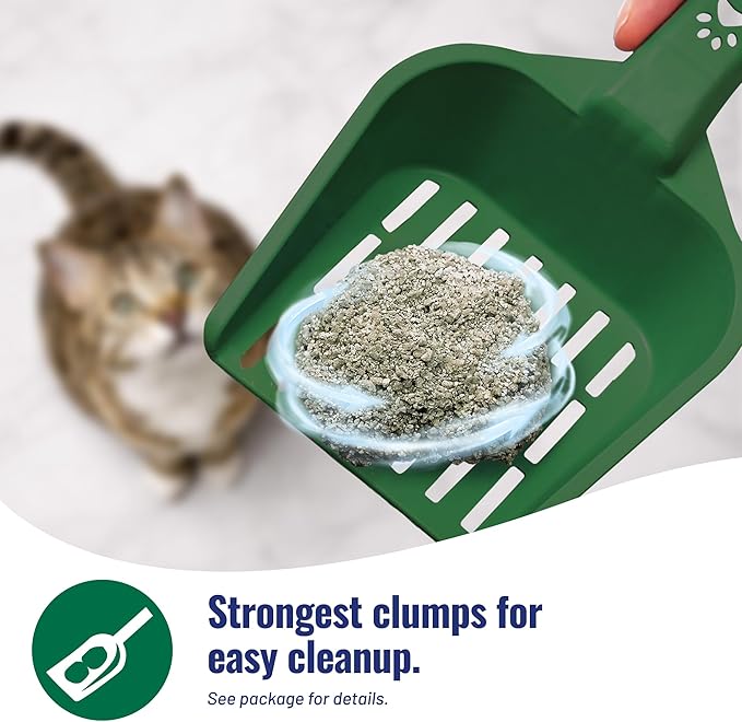 Cat's Pride Max Power: Natural Care - Up to 10 Days of Powerful Odor Control - 100% Natural Odor Elimination - Hypoallergenic - 99% Dust Free - Multi-Cat Clumping Litter, Unscented, 15 Pounds