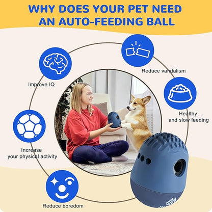 Elevon Dog Puzzle Toy, Adjustable Treat Dispenser, Interactive Enrichment Toy for Brain Stimulation, Dog Treat Toys Dog Chew Toys to Keep Them Busy, Slow Feeder - Ideal Gift for Cats and Dogs