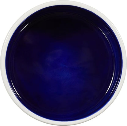 Trixie Ceramic Bowl,Cream/Blue,0.35 l/ø 12 cm