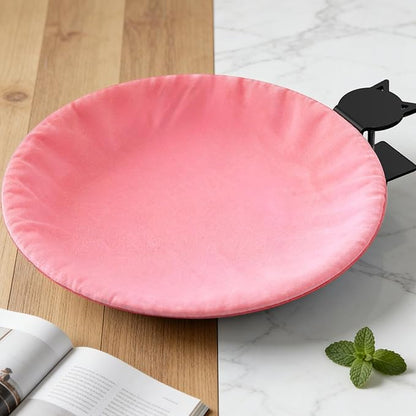 Elevated Hammock Bed, Clip On Cat Desk Cushion, 24x16 Inches Pet Cushion with Removable Cover Feature, Soft Fabric Hanging, Cat Bed with Space Saving Design, Interactive Indoor Rest for Cats