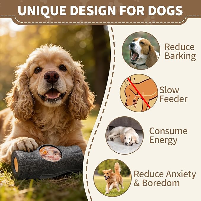 Interactive Dog Treat Toy for Aggressive Chewers, Indestructible Enrichment Chew Toy for Puppy Teething, Frozen Treat Holder with Molds for Large Dogs Pets Keep Busy Reduce Anxiety -Gray