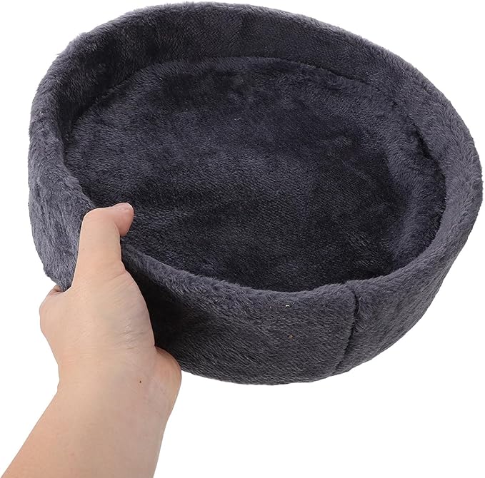 BETOOKY Cat Tree Tower Accessories Replacement - Round Top Pet Bed 11.8 x 11.8 - Washable Basket Cushion Bed for Cat Tree Tower Parts