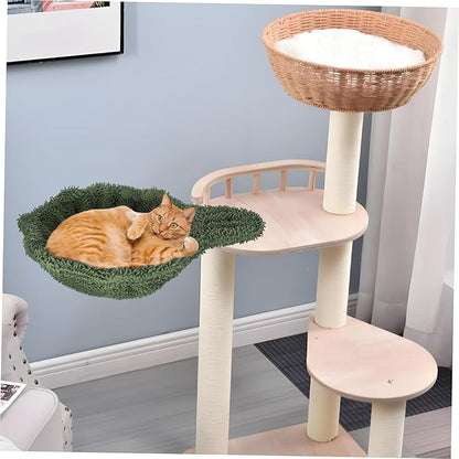 Cat Tree Hammock Nest Replacement Floating Platform Pet Rest Comfortable Indoor Cat Climbing Frame Accessory