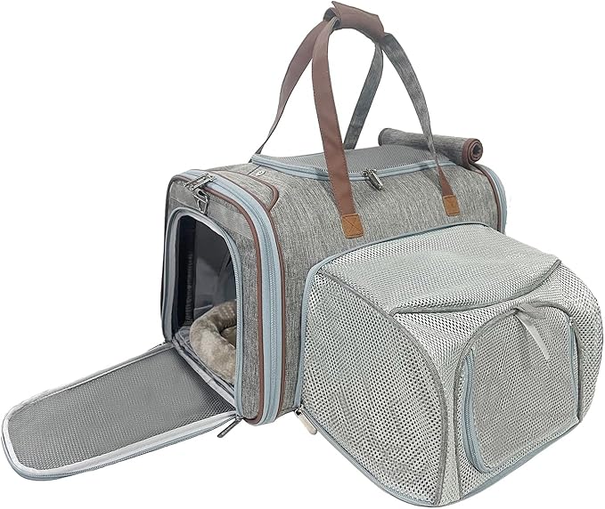 Mr. Peanut's Gold Series Standard Size Airline Compliant Expandable Pet Carrier V3.0