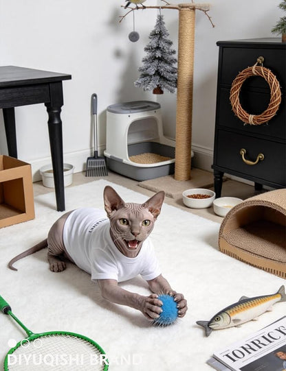 100 Reflective Plush Cat Toys Balls - 10 Assorted Colors (10 Each), Safe Soft for Indoor Kitten & Adult Cats, Fun for Play & Hunting (1.5 in, 100 Balls)
