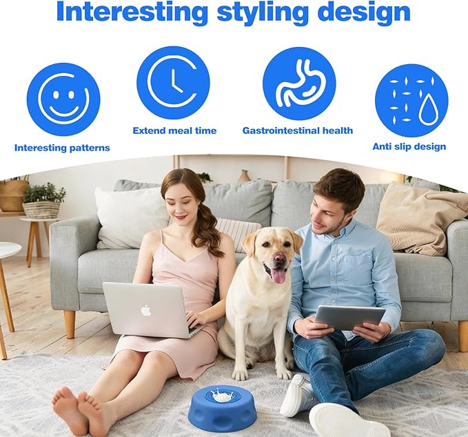 2026 new Upgrade Slow Feeder Dog Bowls - Interactive Liquid Slow Feeding Toys,Dog Lick Sphere | Dog Licking Bowl with Ball | for Yogurt Liquid Dietary Supplement Post-Op Nutrition (Grey)