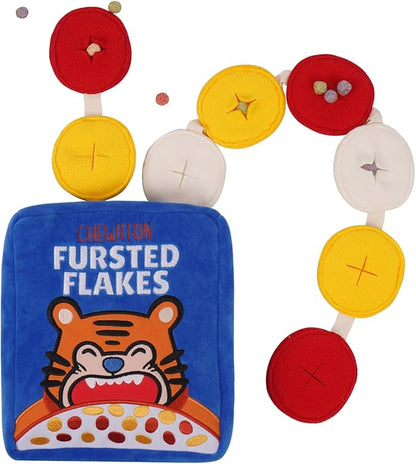 CHEWFFON Interactive Dog Toys, Enrichment Snuffle Crinkle Treat Puzzle Toys for Boredom and Mental Stimulating, Nose Work Cereals Dog Toy for Small, Medium and Large Dogs