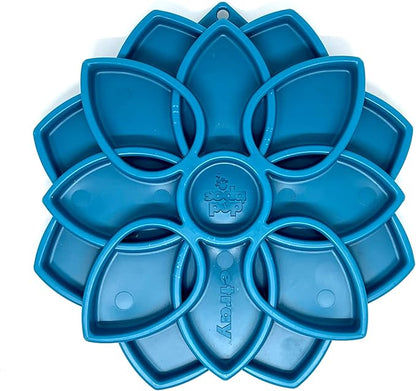 SodaPup Mandala eTray – Durable Slow Feeder Tray Made in USA from Non-Toxic, Pet-Safe, Food Safe Material for Mental Stimulation, Calming, Avoiding Overfeeding, Slow Eating, Healthy Digestion & More