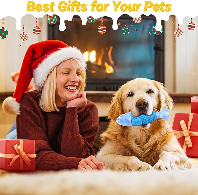 Tough Dog Toys for Aggressive Chewers Large Breed, Durable Dog Chew Toys to Reduce Pet Anxiety and Boredom
