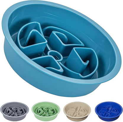 AVERYDAY Slow Feeder Dog Bowls for Large Breeds Fits Raised Feeding Station, Puzzle Dog Food Bowls to Slow Down Eating, Dogs Feeding Bowl with Non-Slip, Slows Feeder Pet Bowl for Wet and Dry Food