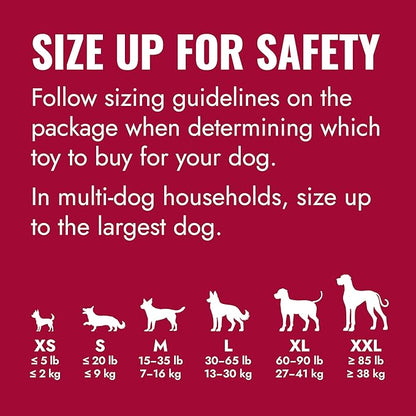 KONG Classic Stuffable Dog Toy - Fetch & Chew Toy for Dogs - Treat-Filling Capabilities & Erratic Bounce for Extended Play Time - Durable Natural Rubber Material - for Large Dogs (Pack of 2)