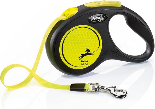 Flexi Automatic Leash New Classic Neon S Tape 5 M, Multi