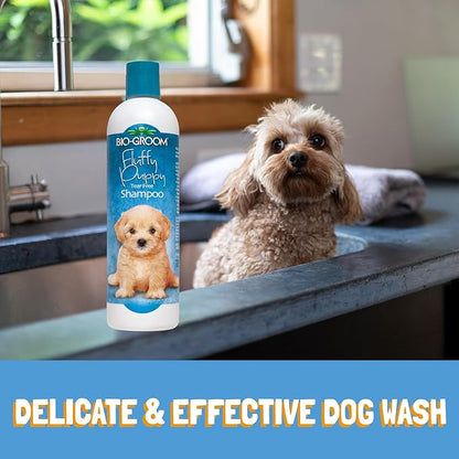 Bio-Groom Dog Shampoo and Conditioner Set - Tearless Shampoo for Dogs, Puppies & Cats, Moisturizing Conditioner for Dry Skin - Silk Conditioning Creme Rinse & Tear Free Shampoo, 12 Fl Oz Each (1 Set)