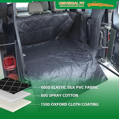 HAPPYHORSE Pet Dog Trunk Cargo Liner Compatible with Land Rover Defender 110 2020-2024 Cargo Cover Waterproof and Non-Slip Dog seat Cover Cargo Liner Area Protector Cover (Style A)