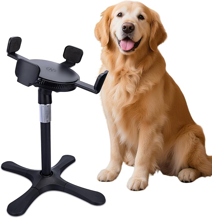 Elevated Adjustable Dog Bowl Feeding Stand, 3 Heights and Tiled Ajudst, Compatible with Moost Feeding Bowls, Great for Medium Large Dogs(Not Bowl 1 Pack Updated)