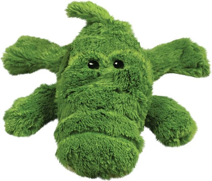 KONG Cozie Plush Dog Toys 2 Pack – Durable & Soft Squeaky Toys for Medium Dogs – Assorted Animal Characters (Ali The Alligator)