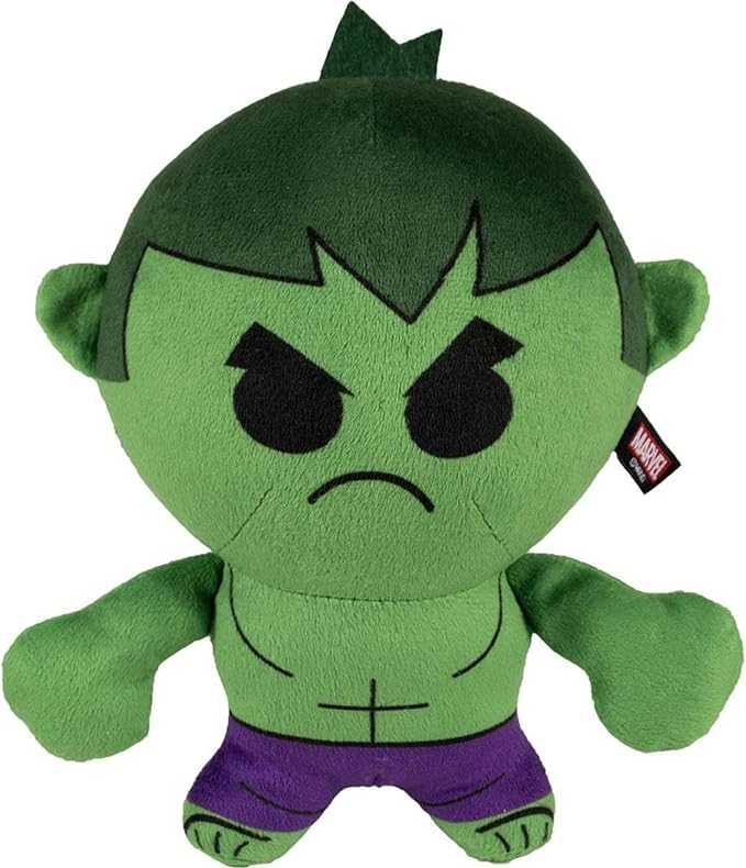 Cerdá Life's Little Moments - Marvel Dog Toys Teddy - Hulk Dog Teddy Toy for Pets - Dog Toys for Small Dogs and Puppy Toys - Tough Dog Toys Official Marvel Licensed